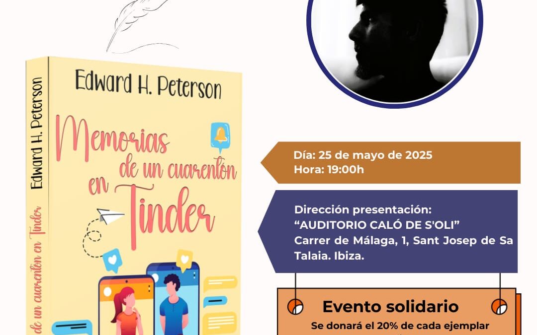 Presentación solidaria del libro «Memorias de un cuarentón en Tinder»